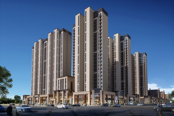 楼盘图-楼盘建筑物外景