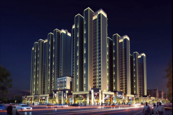 楼盘图-楼盘建筑物外景