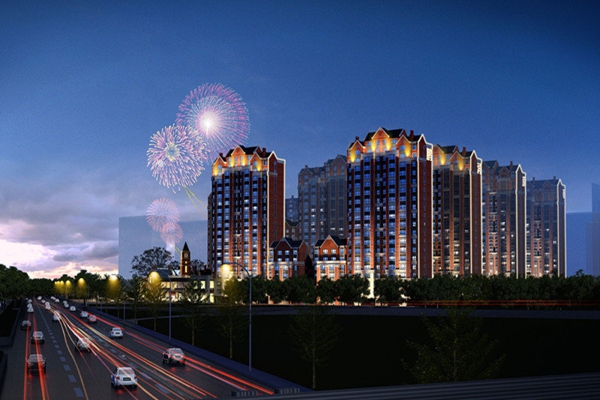 楼盘图-楼盘建筑物外景