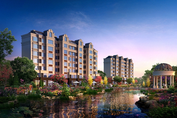 楼盘图-楼盘建筑物外景