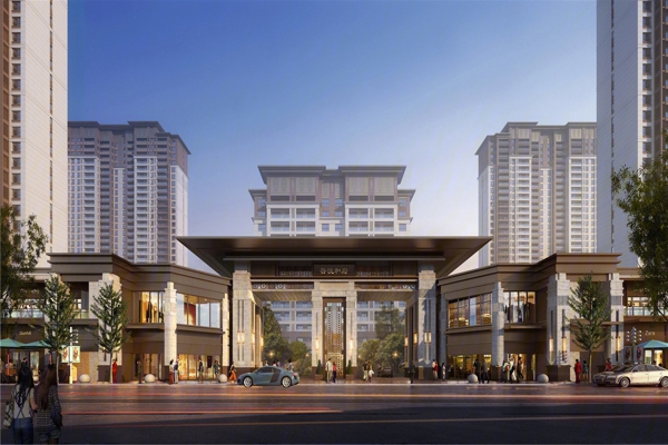 楼盘图-楼盘建筑物外景