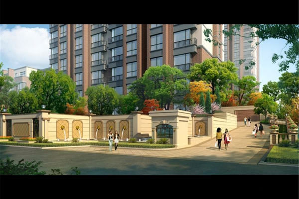 楼盘图-楼盘建筑物外景
