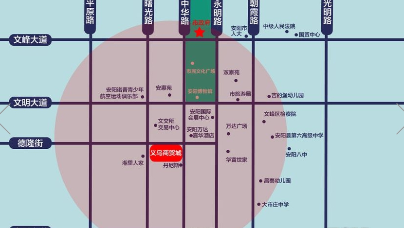 义乌城三期位置图