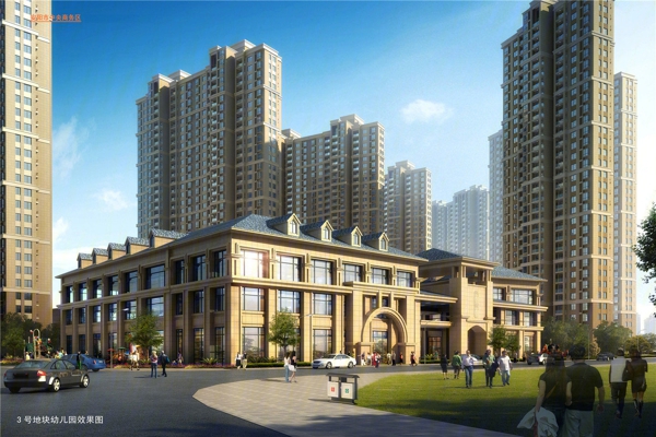 楼盘图-楼盘建筑物外景