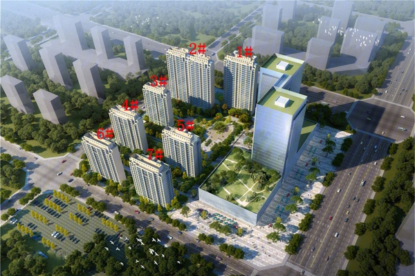 楼盘图-楼盘建筑物外景