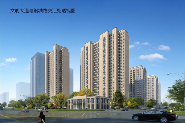 楼盘图-楼盘建筑物外景