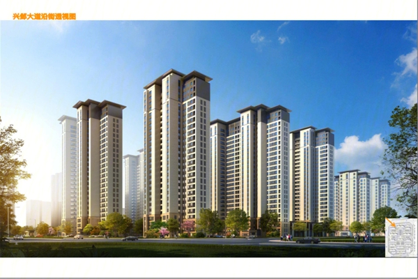 楼盘图-楼盘建筑物外景