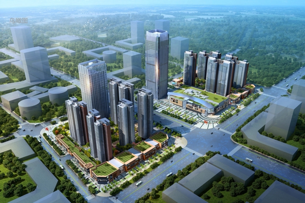 楼盘图-楼盘建筑物外景