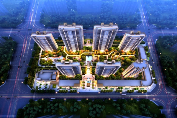 楼盘图-楼盘建筑物外景