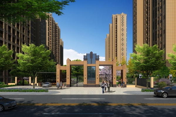 楼盘图-楼盘建筑物外景