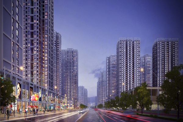 楼盘图-楼盘建筑物外景
