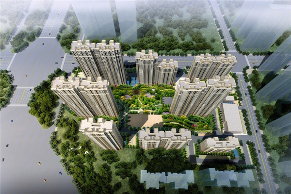 楼盘图-楼盘建筑物外景
