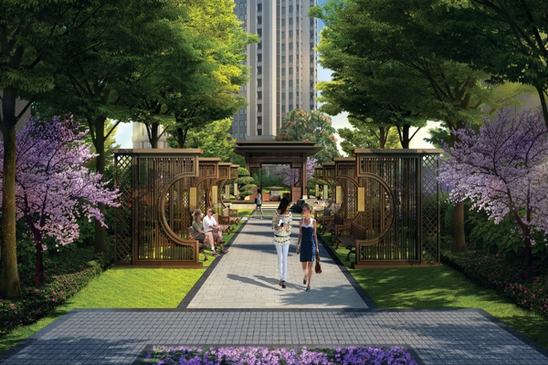 楼盘图-楼盘建筑物外景