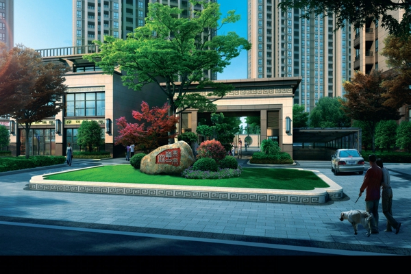 楼盘图-楼盘建筑物外景