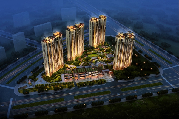 楼盘图-楼盘建筑物外景