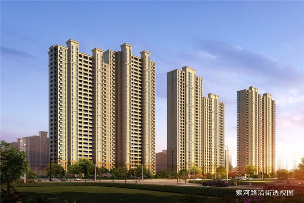 楼盘图-楼盘建筑物外景