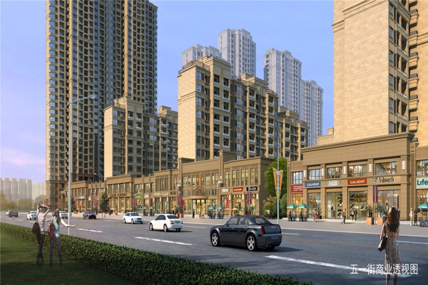 楼盘图-楼盘建筑物外景