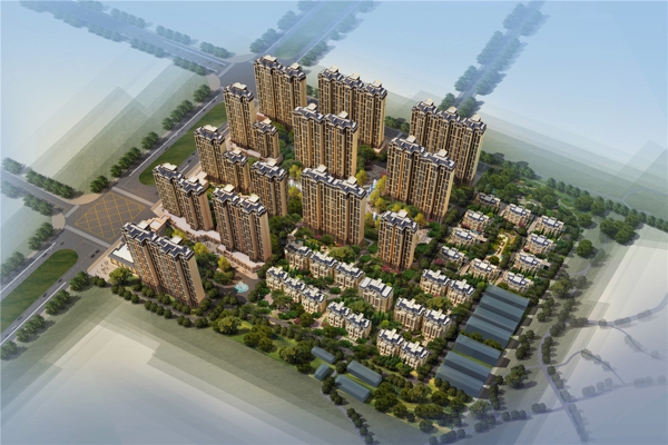 楼盘图-楼盘建筑物外景