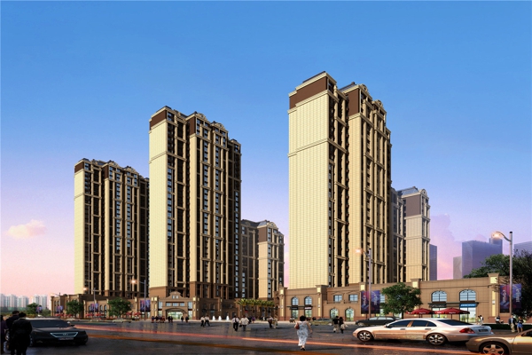 楼盘图-楼盘建筑物外景