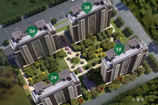 楼盘图-楼盘建筑物外景