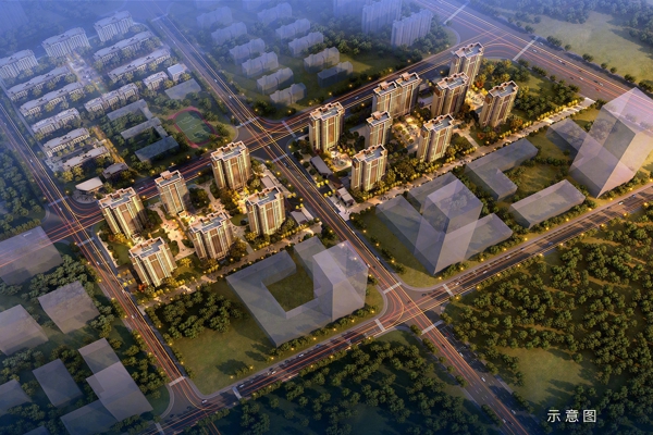 楼盘图-楼盘建筑物外景