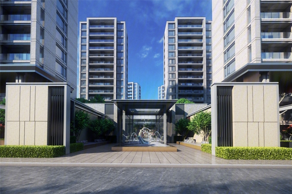 楼盘图-楼盘建筑物外景