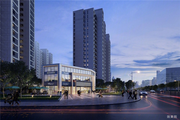楼盘图-楼盘建筑物外景