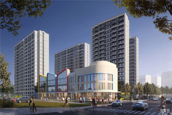 楼盘图-楼盘建筑物外景