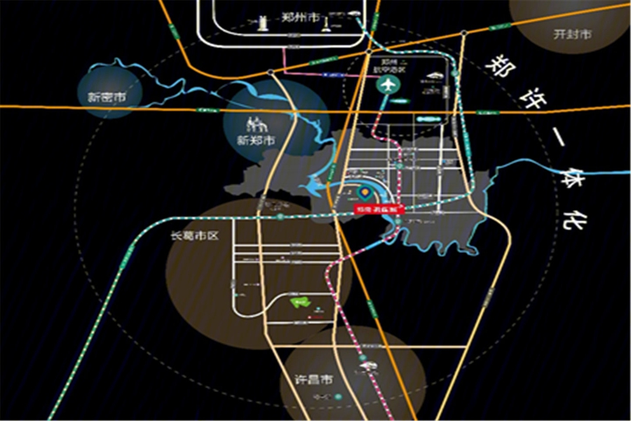 郑南孔雀城位置图