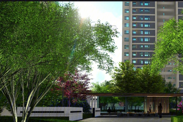 楼盘图-楼盘建筑物外景