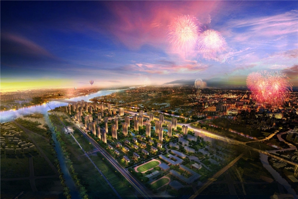 楼盘图-楼盘建筑物外景