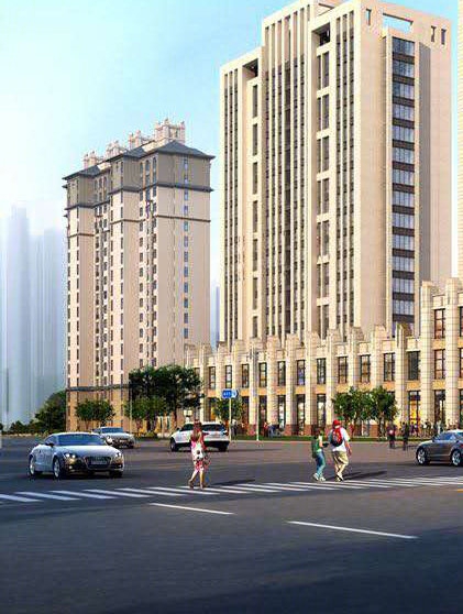 楼盘图-楼盘建筑物外景