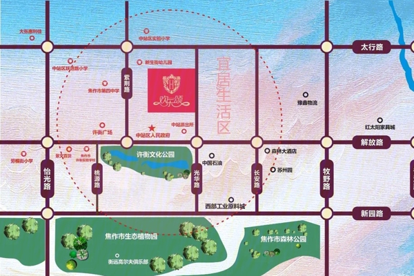 位置图-楼盘区位规划