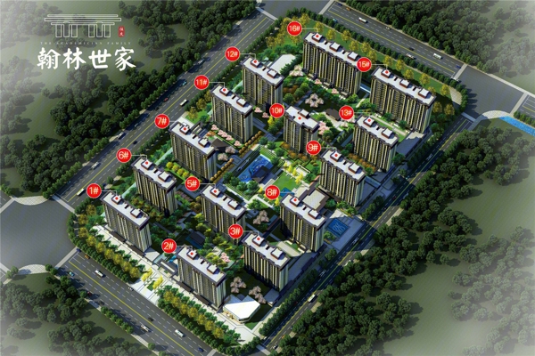 楼盘图-楼盘建筑物外景