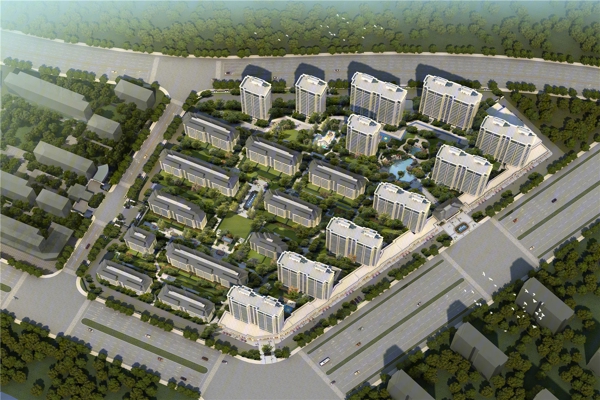 楼盘图-楼盘建筑物外景