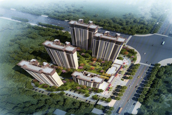 楼盘图-楼盘建筑物外景