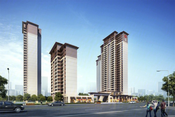 楼盘图-楼盘建筑物外景