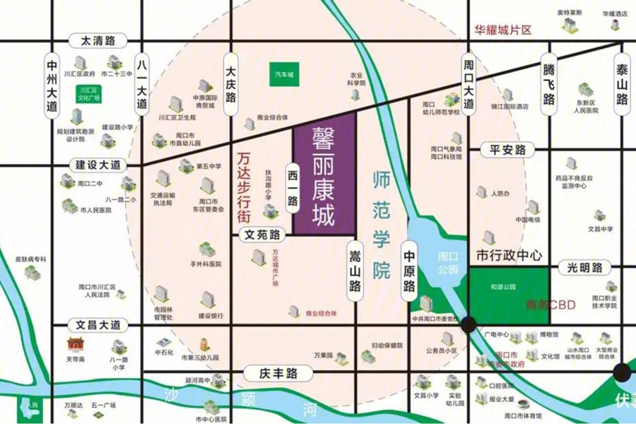 馨丽康城位置图