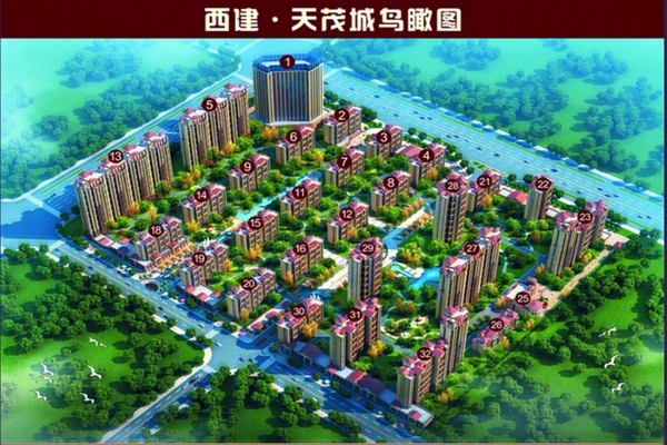 楼盘图-楼盘建筑物外景