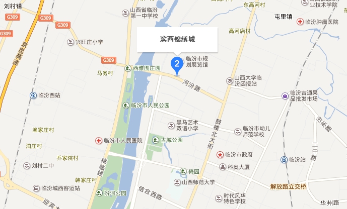 滨西锦绣城位置图