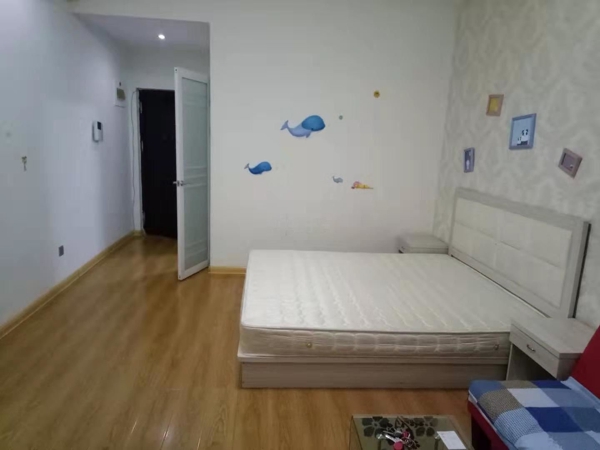 婚房图片真实万达广场精装1室公寓家具家电齐全