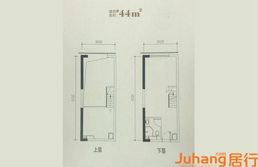 珠海龙光·玖龙汇龙光·玖龙汇44㎡户型2室1厅1卫44平米
