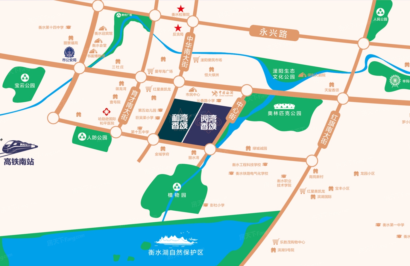 中景阅湾香颂区位图