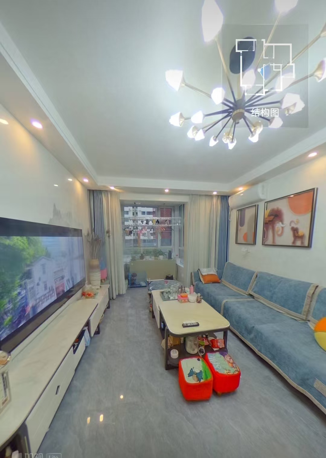 旺峰佳苑A区天禧两室两厅精装拎包出售